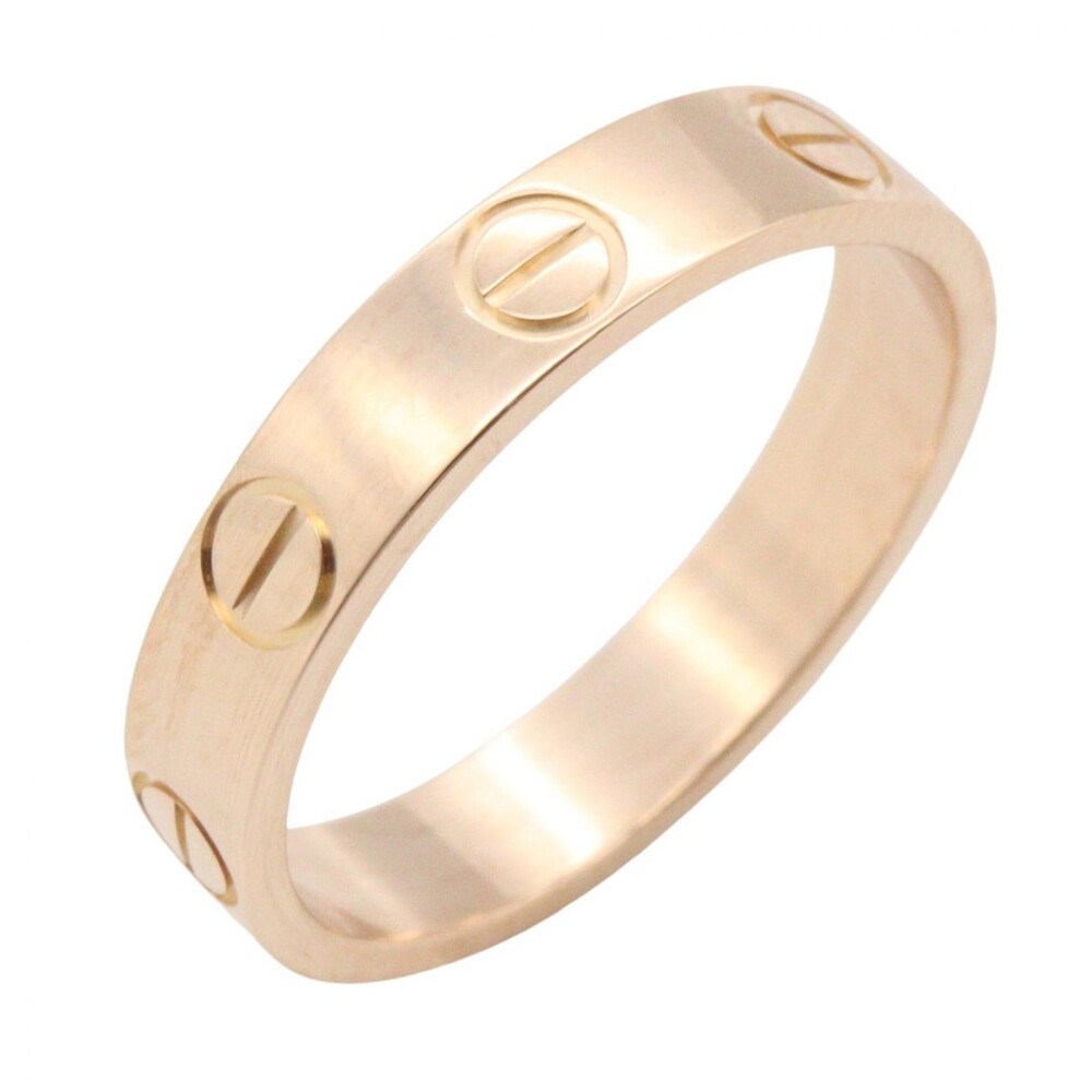 Cartier Mini Love Ring 18Kpg Pink Rose #330148C13B